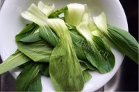 美味的青菜番茄蛋面做法图解2)