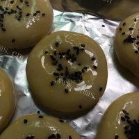 自制红豆饼做法图解16)