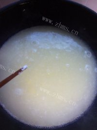 美味的玉米粥做法图解6)