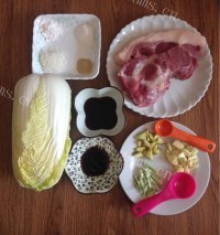 诱人的白菜肉卷做法图解1)