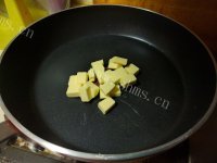 糖果棉花糖版抹茶花生牛轧做法图解6)