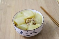 清火的白萝卜烧鸡腿做法图解6)