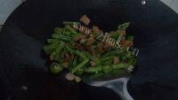 四季豆炒肉片自制