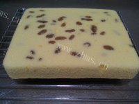 DIY葡萄干棉花蛋糕的做法图解十一