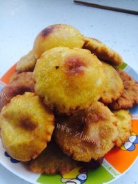 自制南瓜饼做法图解4)