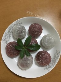 喷香的红豆冰皮月饼