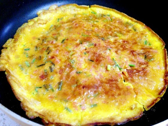 柿子鸡蛋 饼