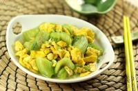家常菜鸡蛋炒丝瓜