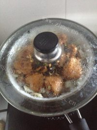 珍馐美味的腐乳豆豉蒸鸡