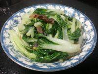 家常菜腊肉炒白菜