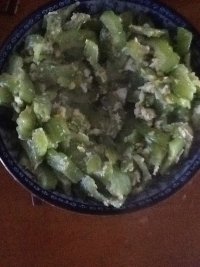 家常菜苦瓜炒蛋