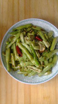 「自创」干煸四季豆