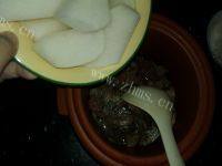 家常菜牛肉炖白萝卜做法图解4)