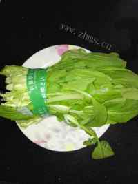 好吃的青菜炒香菇做法图解1)