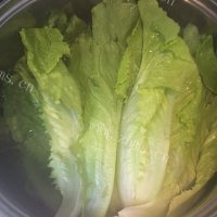 家常菜蒜蓉蚝油生菜做法图解4)