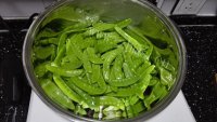 家常菜五花肉炒荷兰豆做法图解6)