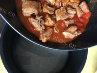 美味的蕃茄排骨焖饭做法图解9)