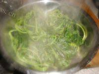 家常菜蛋酱菠菜做法图解7)