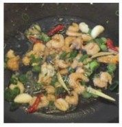 家常菜海米炒菠菜做法图解4)