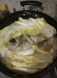 美味的鱼头豆腐汤做法图解6)