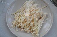 家常菜金针菇拌黄瓜做法图解1)