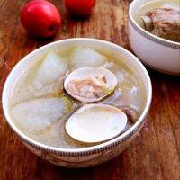 鲜美的蛤蜊冬瓜排骨汤的做法图解十三