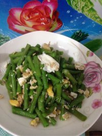 家常菜豆角炒鸡蛋