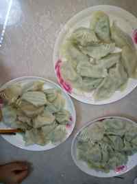 色泽鲜亮的韭菜虾仁饺子做法图解9)