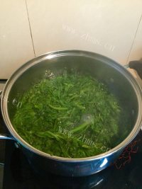 爽脆的盐水茼篙做法图解3)