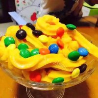 珍馐美味的芒果冰淇淋