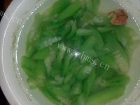 美味的丝瓜汤做法图解5)
