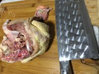 家常丝瓜炒鸡块做法图解1)