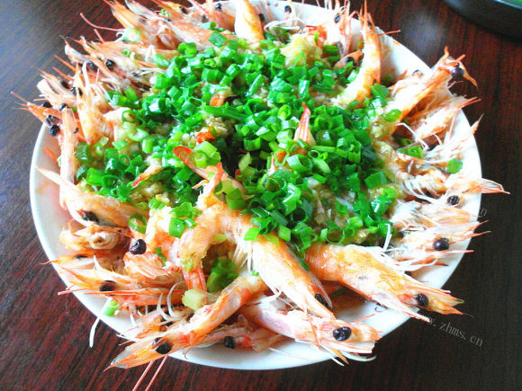 DIY蒜蓉蒸虾