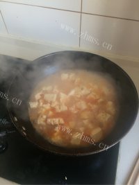 质嫩爽口的麻辣豆腐做法图解4)