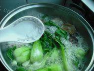 家常菜香菇扒菜胆做法图解4)