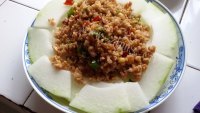 家常菜肉末蒸冬瓜做法图解8)