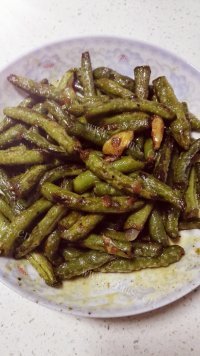 家常菜干煸四季豆