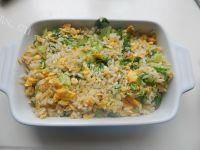 家常生菜鸡蛋焗饭做法图解12)