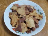 家常菜鲜笋炒肉片