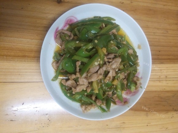 香喷喷的青椒肉丝