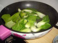 家常菜香菇扒油菜做法图解3)