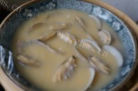 美味的花蛤水蒸蛋做法图解9)