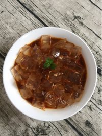 开胃酸辣白凉粉做法图解6)