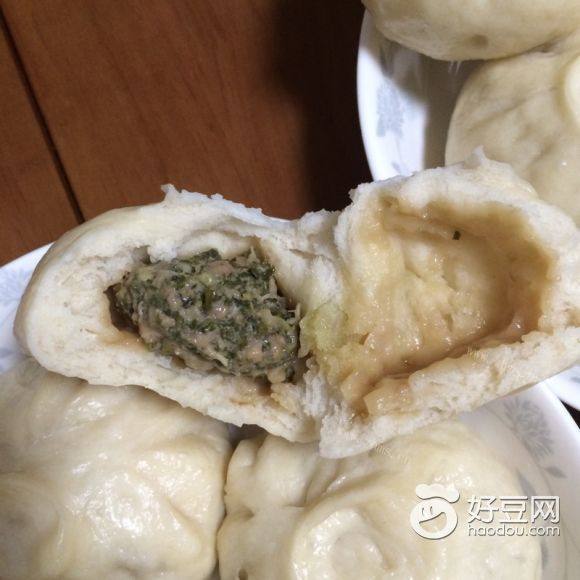 荠菜肉包