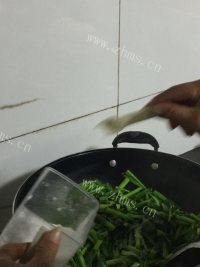 家常菜炒菜心做法图解6)