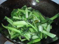 家常菜辣炒油菜做法图解10)