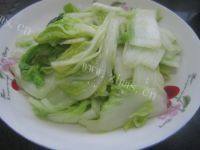家常菜清炒大白菜