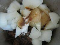 家常菜萝卜煲牛腩