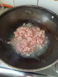 家常菜肉末烧豆腐做法图解3)