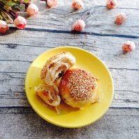 喷香的蟹壳黄烧饼做法图解27)